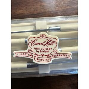 Carvel‎ Hall Vintage Set of 4 Steak Knives with Original Case Briddell Cutlery